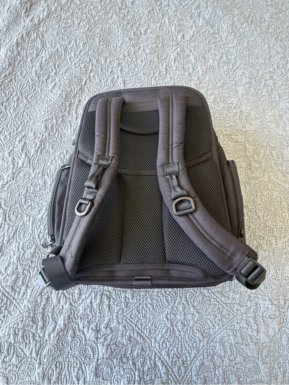 Tumi Black Backpack - Multiple Compartments